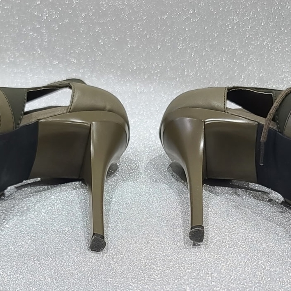bebe Olive Lace-Up Platform Heels - Picture 5 of 6